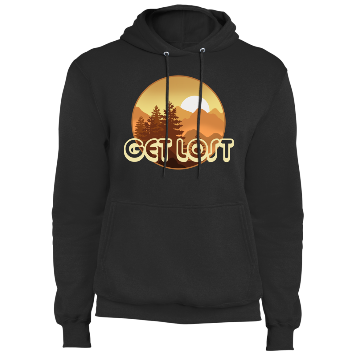 Get Lost in Nature Camping Premium Pullover Hoodie