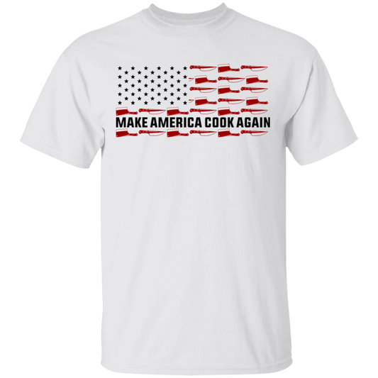 Make America Cook Again American Flag Chef T-Shirt