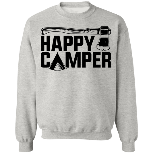 Happy Camper Outdoor Camping Crewneck Sweatshirt