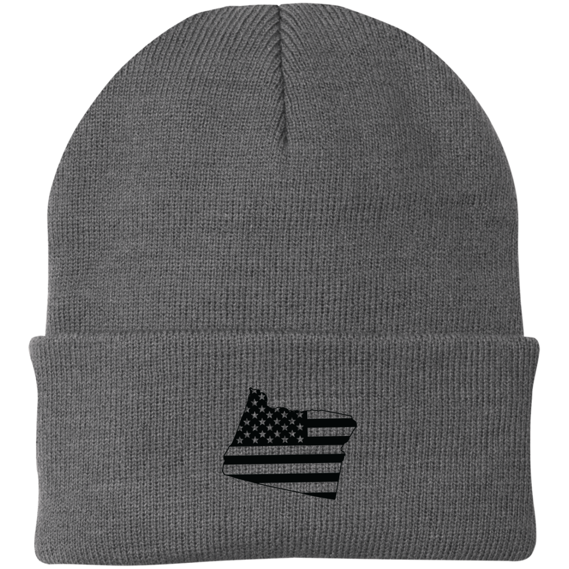 Oregon State American Flag Beanie Cap