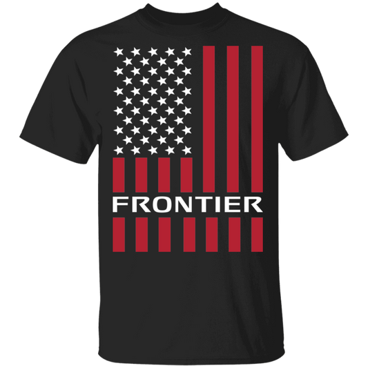 Frontier  American Flag USA T-Shirt