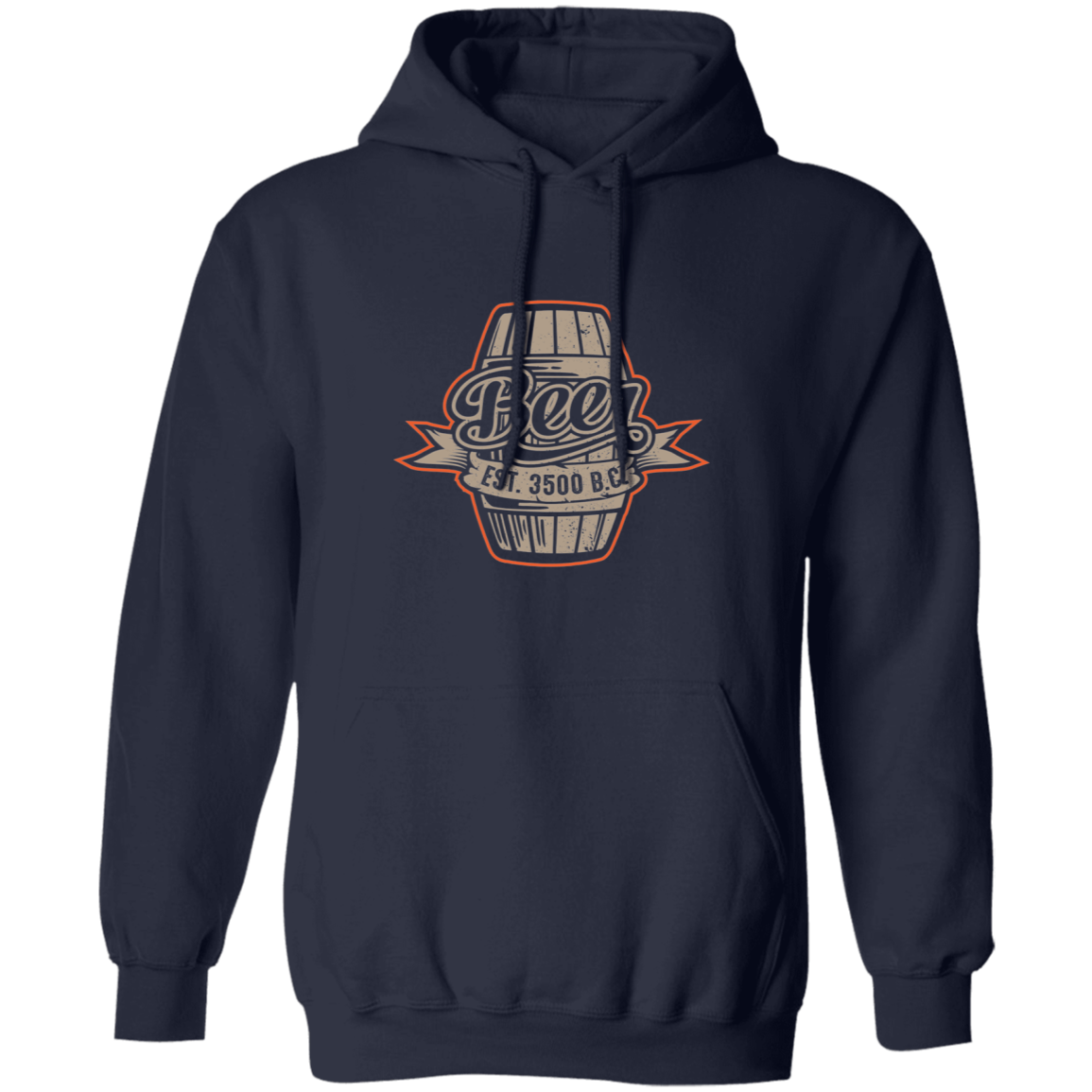 Beer Est. 3500 B.C. Pullover Hoodie