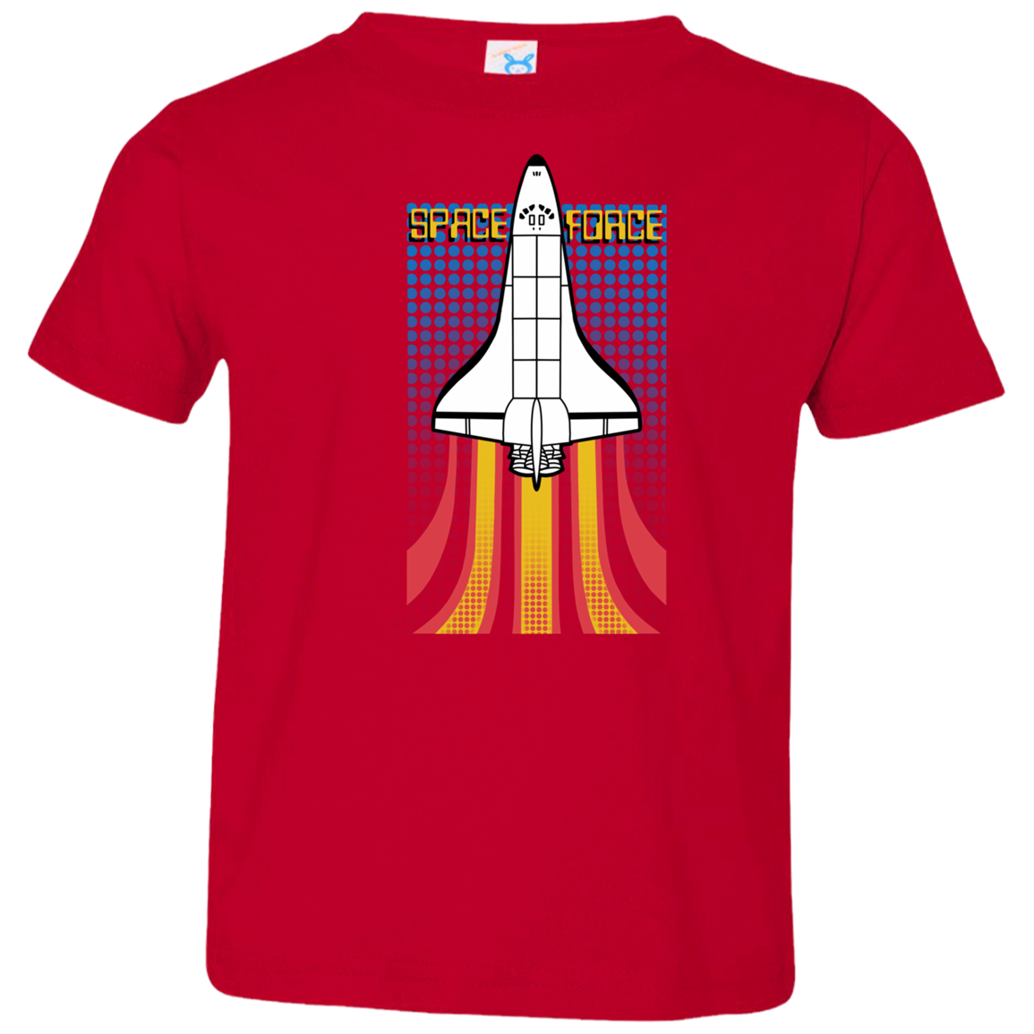 Toddler Space Force Retro 80s Jersey T-Shirt