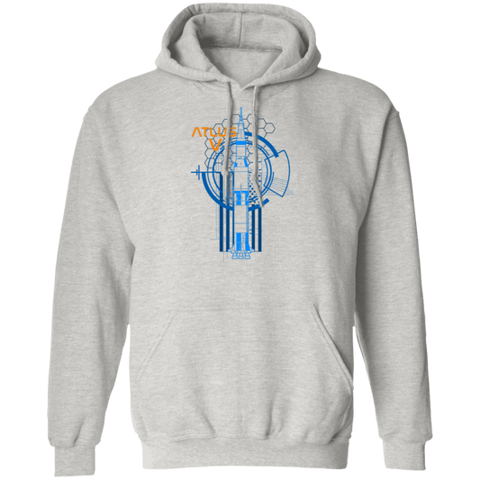Atlas V Space Rocket Pullover Hoodie