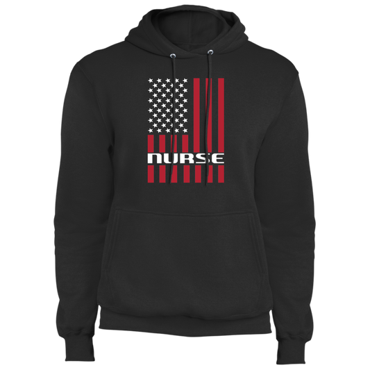 Nurse American Flag USA Premium Pullover Hoodie