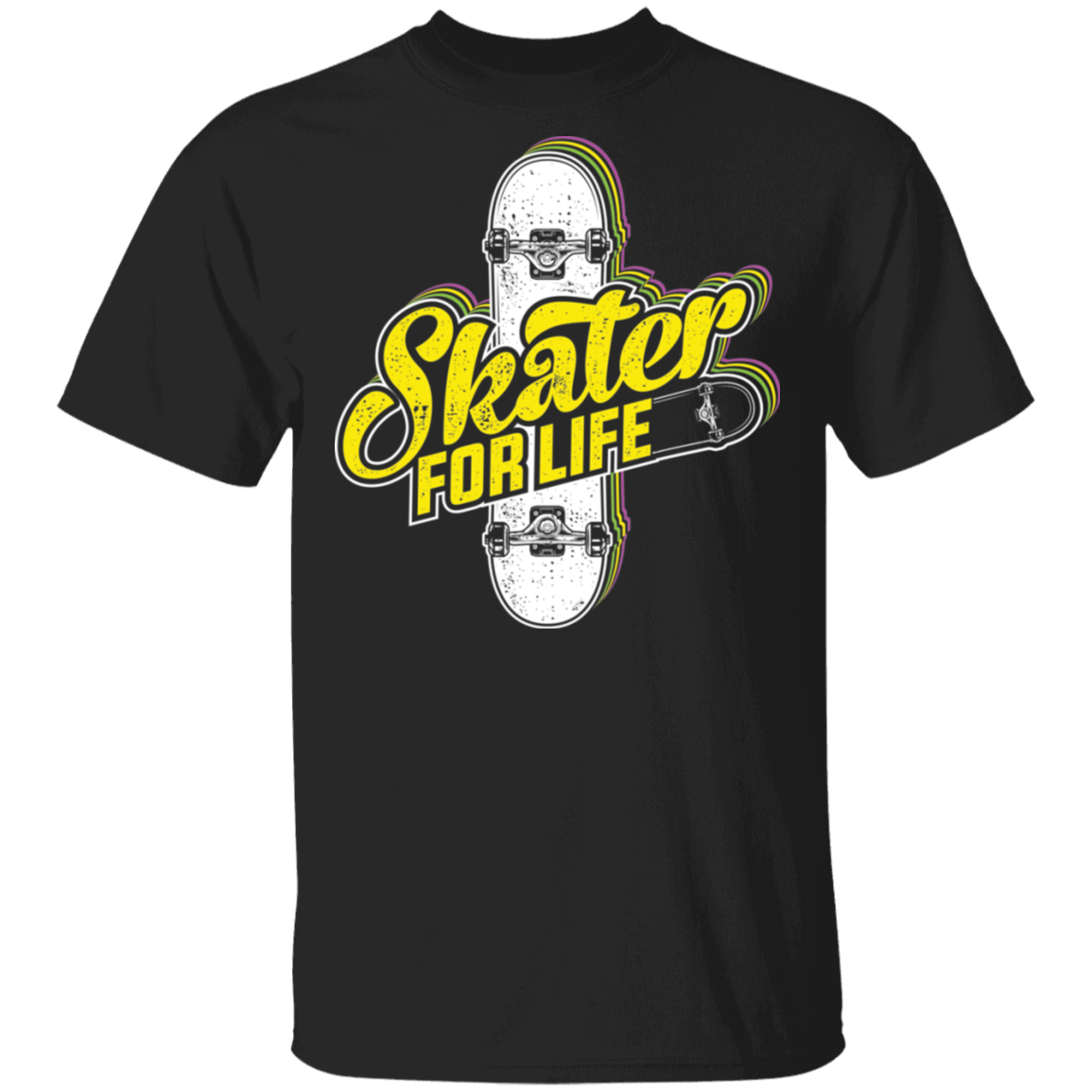 Skater For Life Skateboarding Skateboard T-Shirt