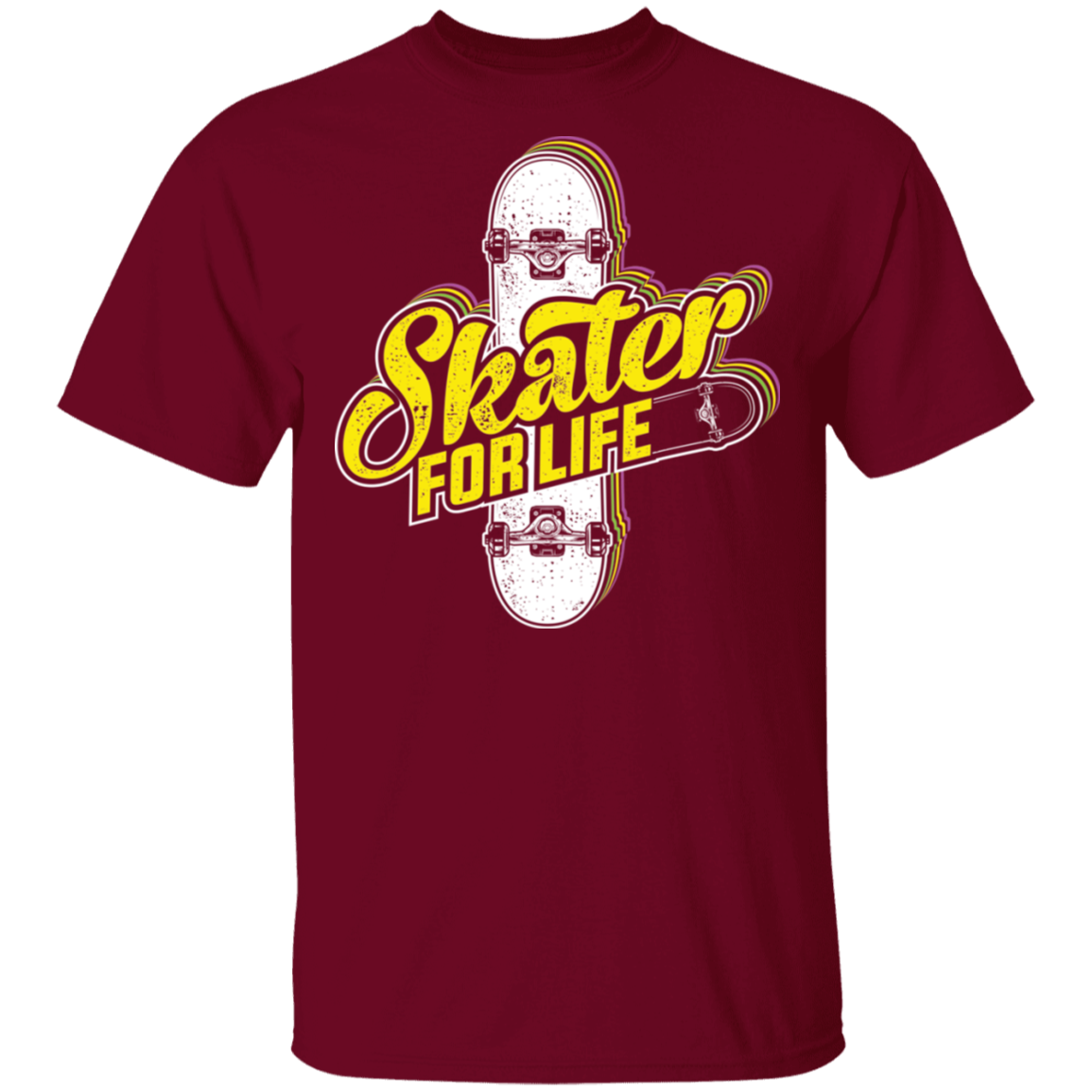 Skater For Life Skateboarding Skateboard T-Shirt