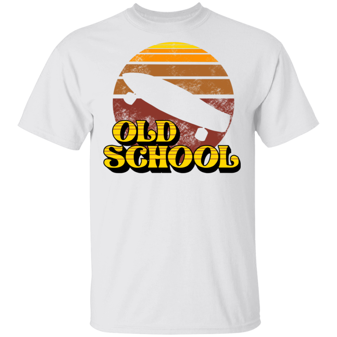 Old School Skateboard Short Board Long Board T-Shirt