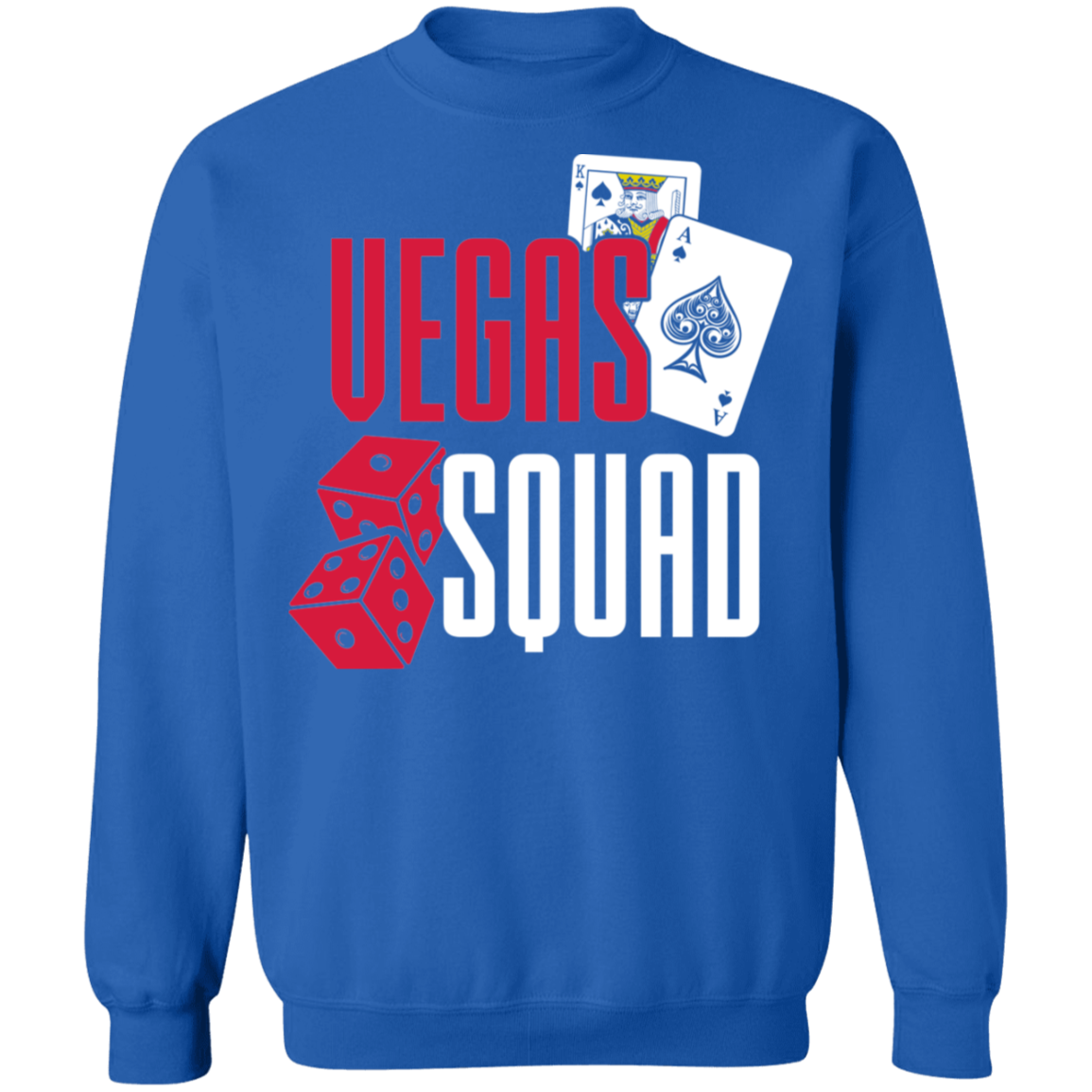 Vegas Squad Bachelor Party Las Vegas Crewneck Sweatshirt