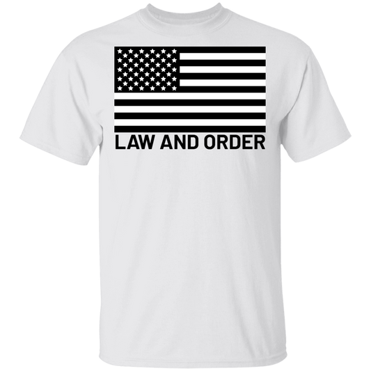 Law and Order American Flag Patriot T-Shirt