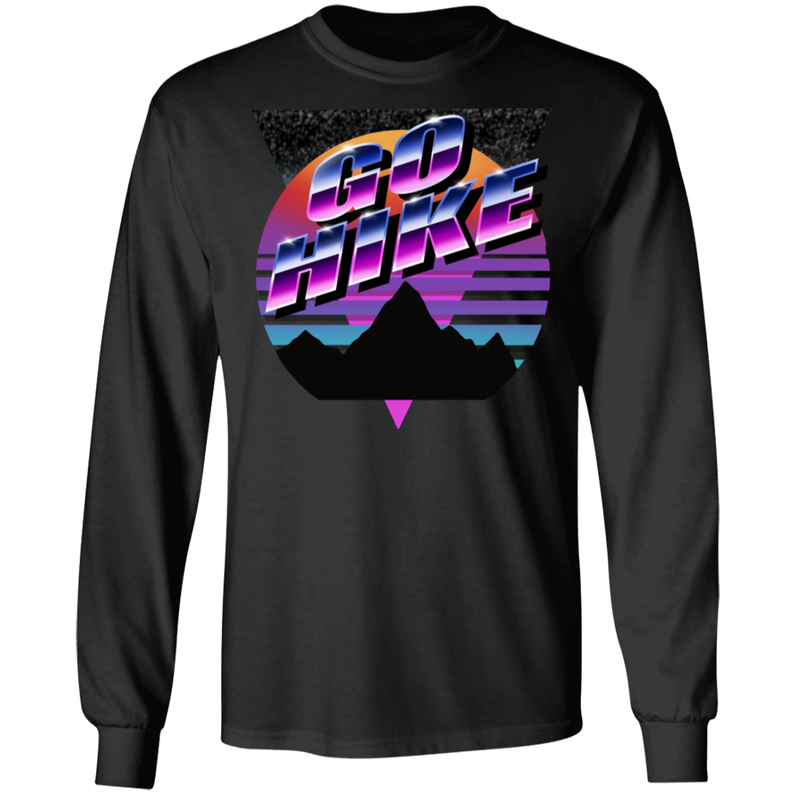 Go Hike Outdoor Nature Long Sleeve T-Shirt