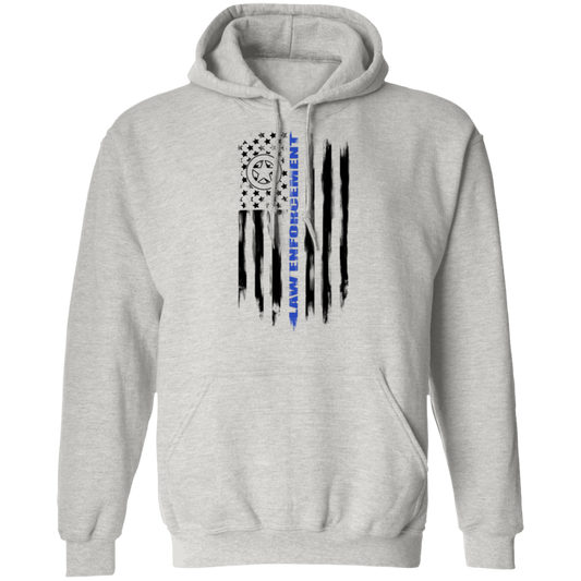 Law Enforcement Deputy Sheriff Police Officer Cop  American Flag Pullover Hoodie