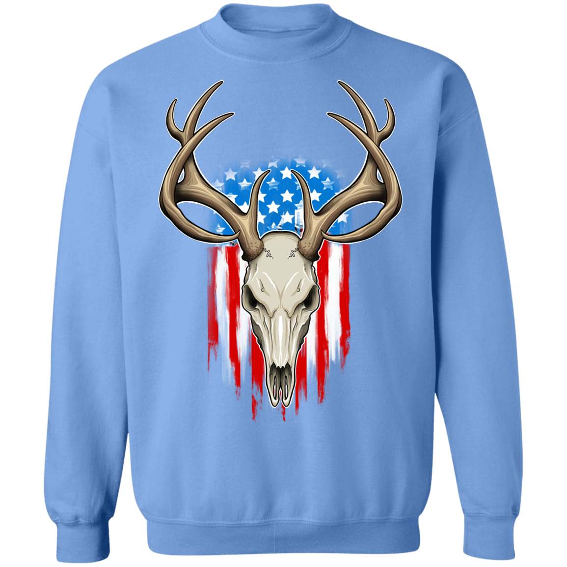 American Flag Hunting Crewneck Sweatshirt