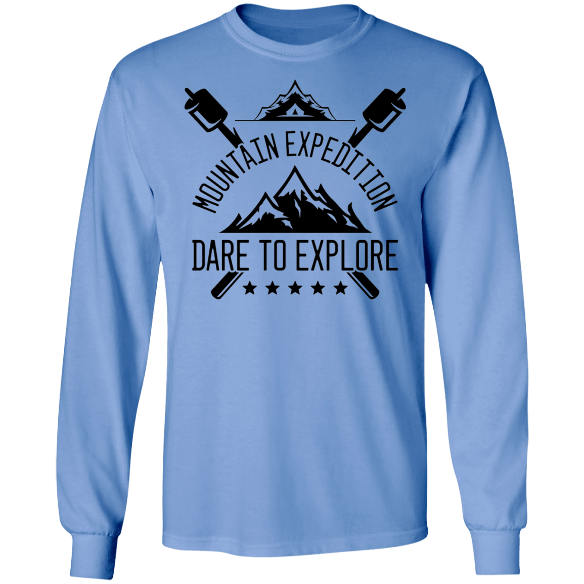Mountain Expedition Dare To Explore Camping Long Sleeve T-Shirt