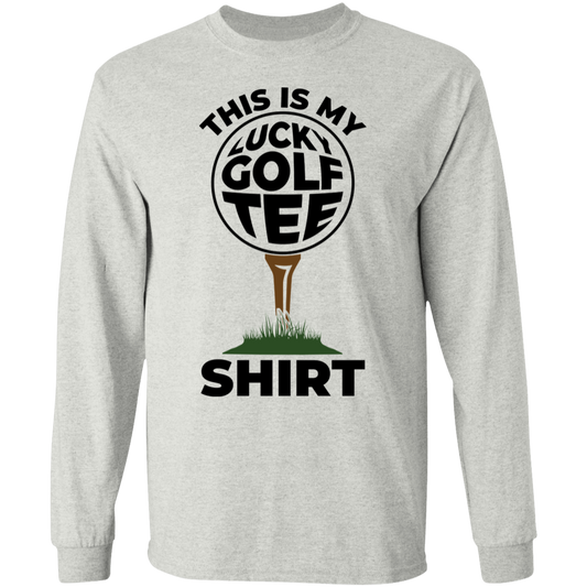This Is My Lucky Golf Tee Shirt Funny Long Sleeve T-Shirt