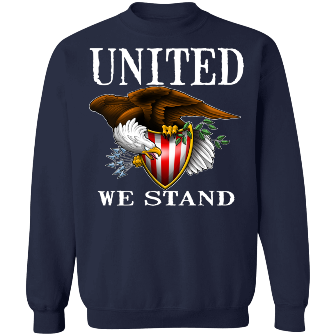 United We Stand Bald Eagle Crewneck Sweatshirt