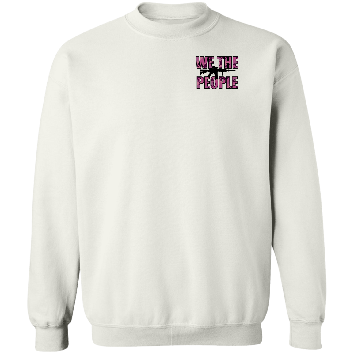We the People United We Stand Double Sided Crewneck Sweatshirt