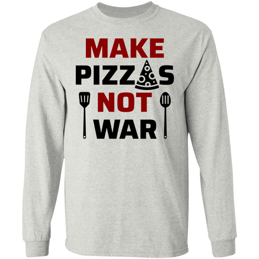 Make Pizzas Not War Long Sleeve T-Shirt