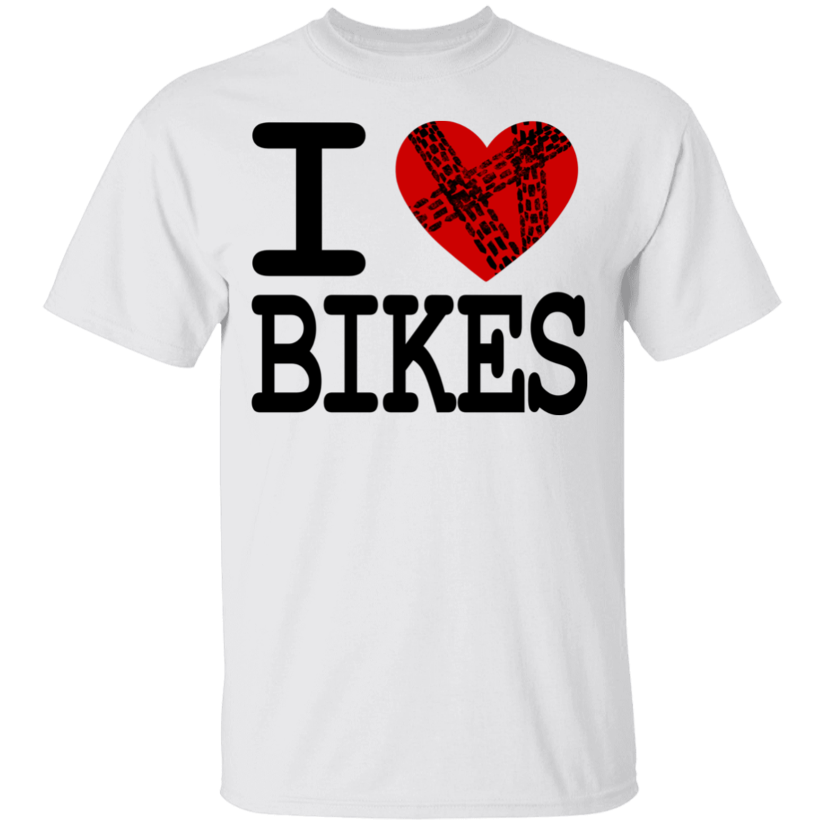 I Love Bikes Biking T-Shirt