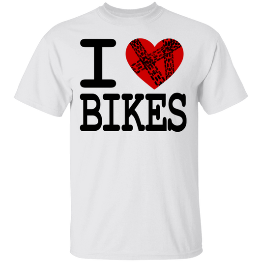 I Love Bikes Biking T-Shirt