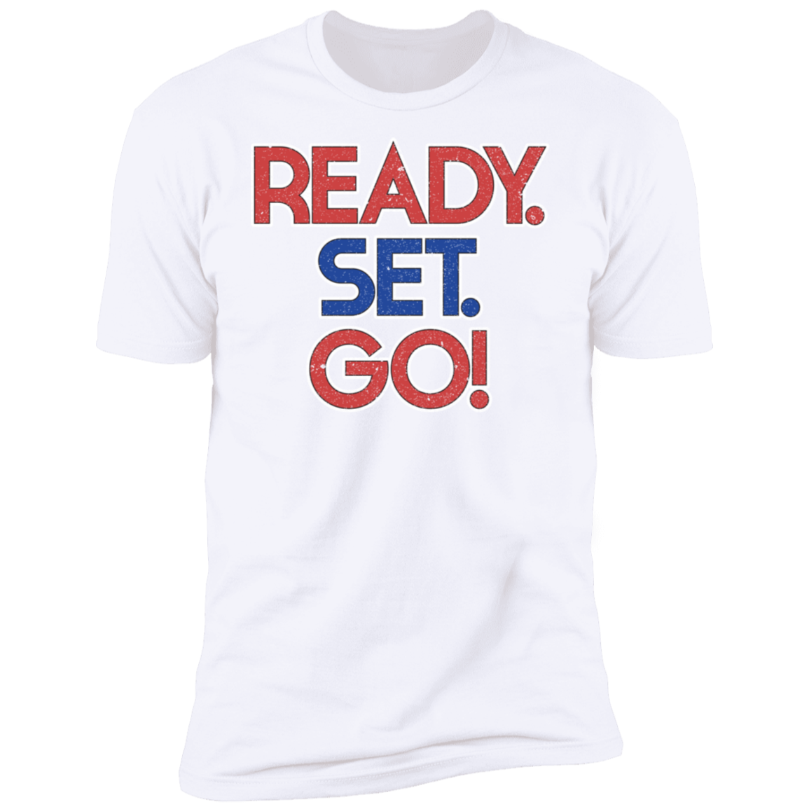 Ready Set Go! Racing Gapped Boosted Premium Short Sleeve T-Shirt