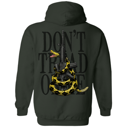 We the People Don't Tread on Me Gadsden Flag Double Sided Pullover Hoodie