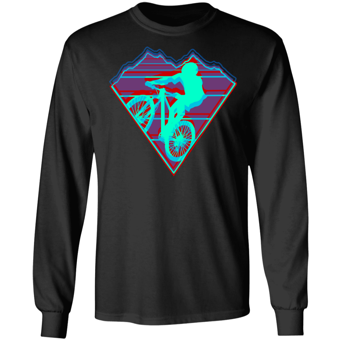 Mountain Bike Biking Long Sleeve T-Shirt