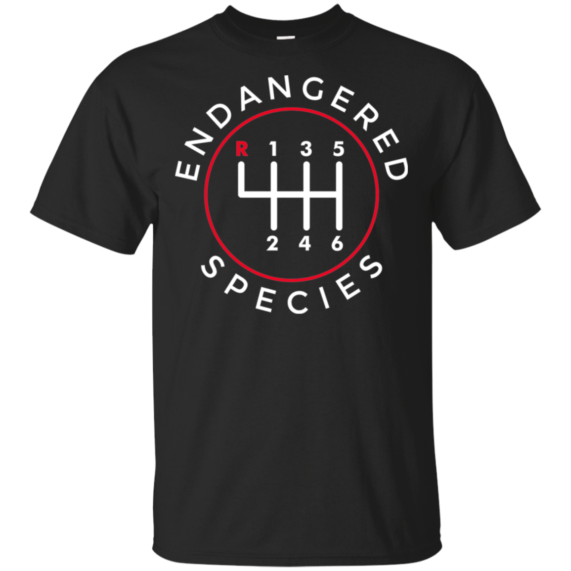 Endangered Species Manual Shift Stick T-Shirt