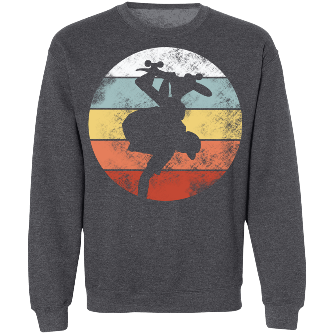 Skateboarding Skateboard Trick Shred Crewneck Sweatshirt