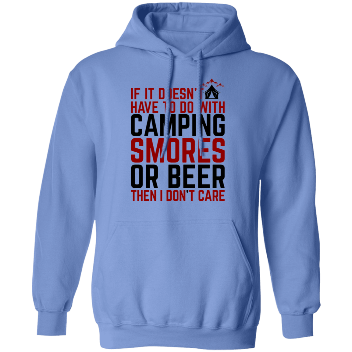 Camping Smores or Beer Funny Pullover Hoodie