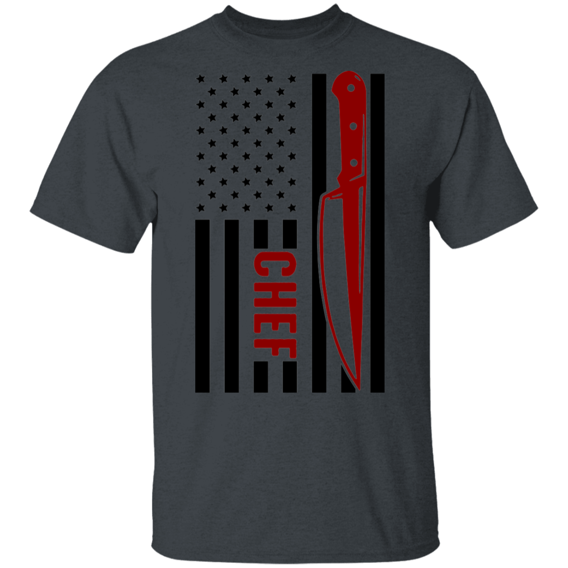 Chef American Flag Cooking T-Shirt