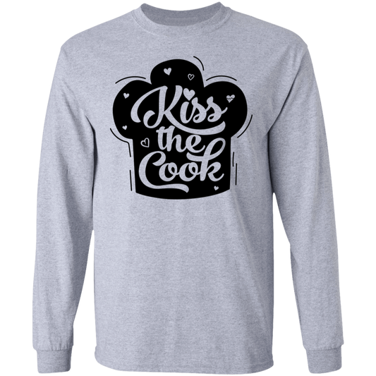 Kiss The Cook Chef Long Sleeve T-Shirt