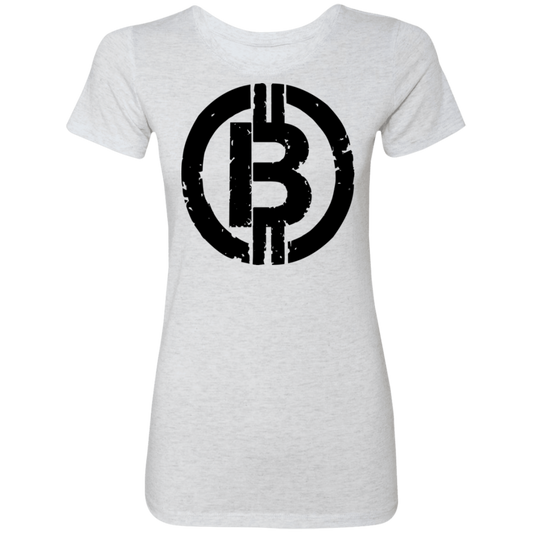 Military Black Bitcoin Hodl Cryptocurrency BTC Women's T-Shirt