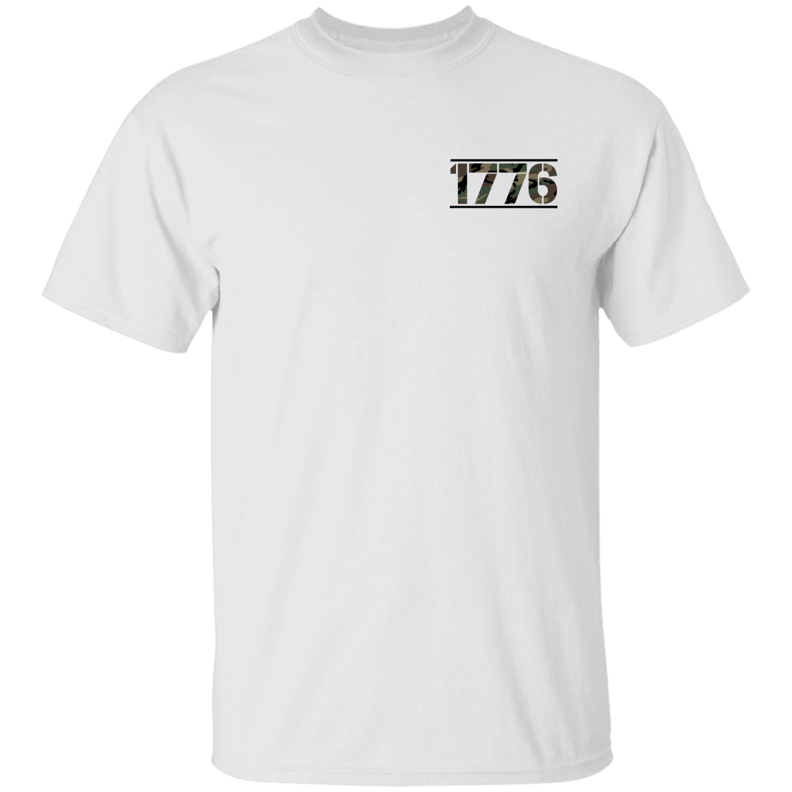 1776 American Bald Eagle United We Stand Double Sided T-Shirt