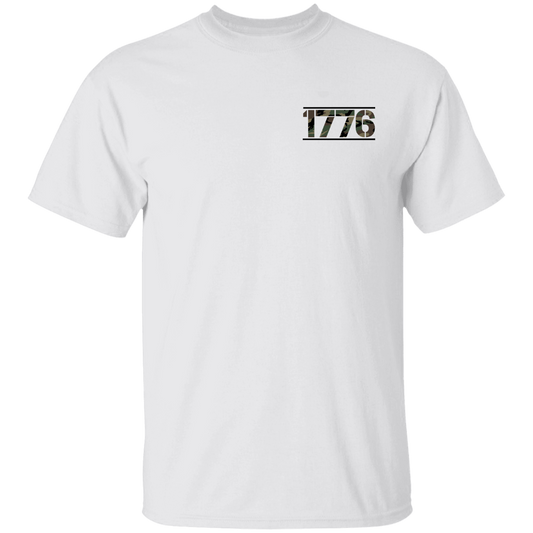 1776 American Bald Eagle United We Stand Double Sided T-Shirt