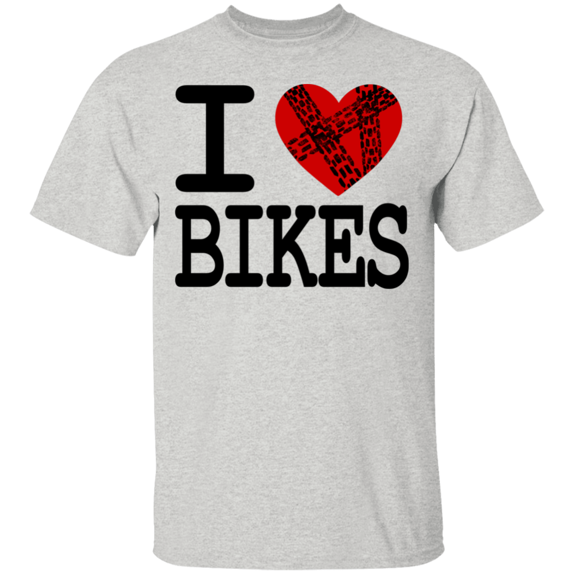 I Love Bikes Biking T-Shirt