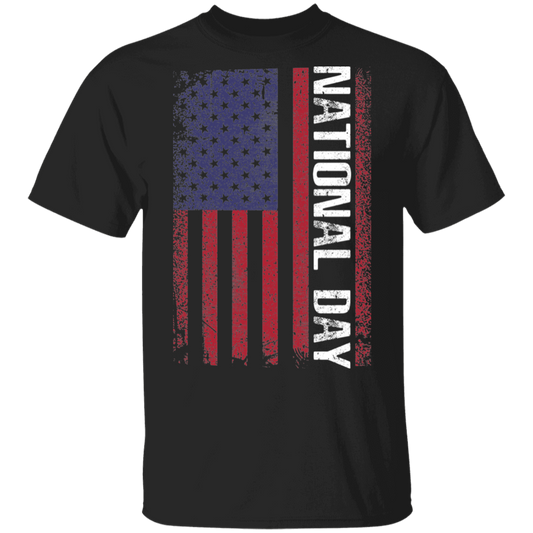 National Day American Flag  T-Shirt