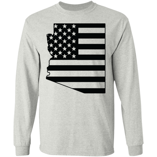 Arizona American Flag State Long Sleeve T-Shirt