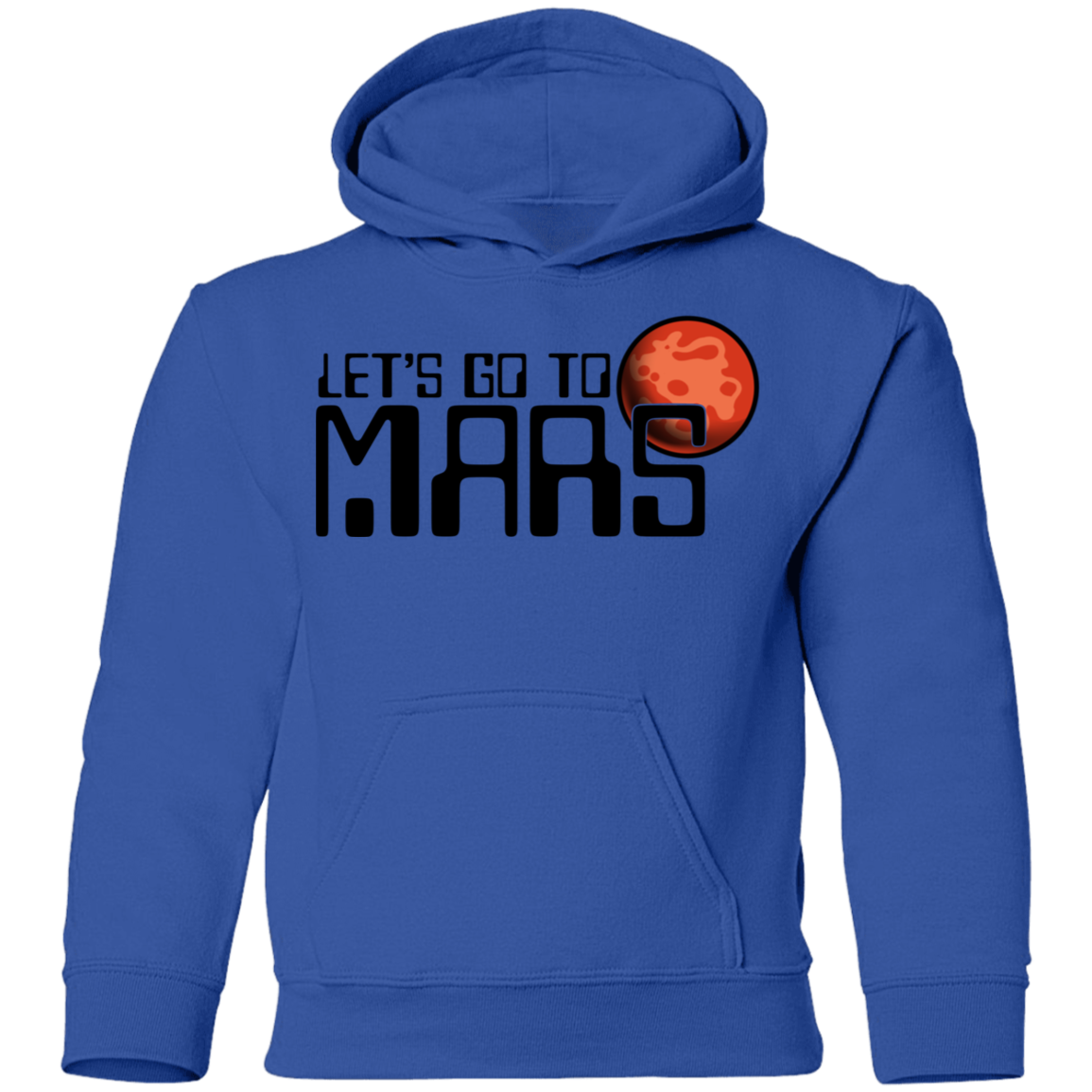 Youth Space Lets Go to Mars Pullover Hoodie