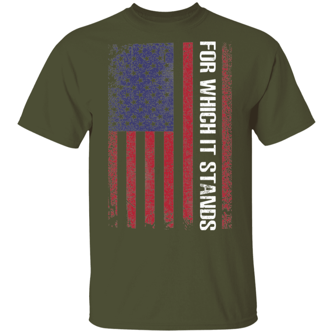 For Which It Stands American Flag USA T-Shirt
