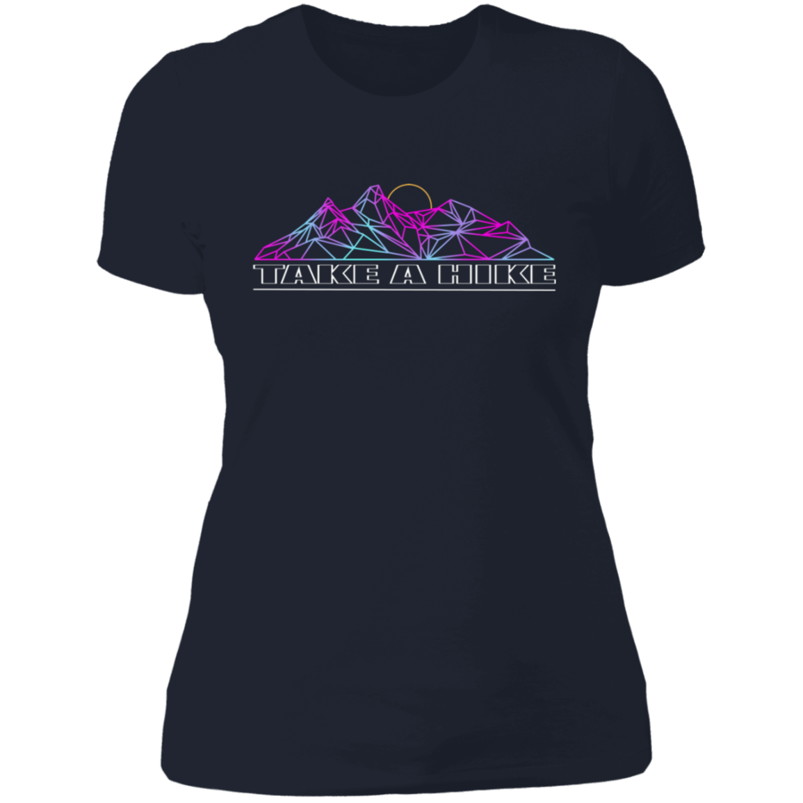 Women's Take a Hike Abstract Camping Nature T-Shirt