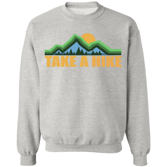 Take a Hike Camping Hiking Nature Crewneck Sweatshirt