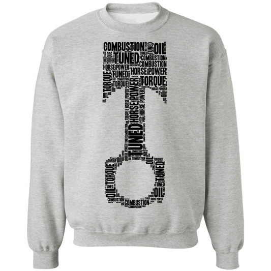 Word Piston Word Piston HP Boost Tuned Combustion Crewneck Sweatshirt