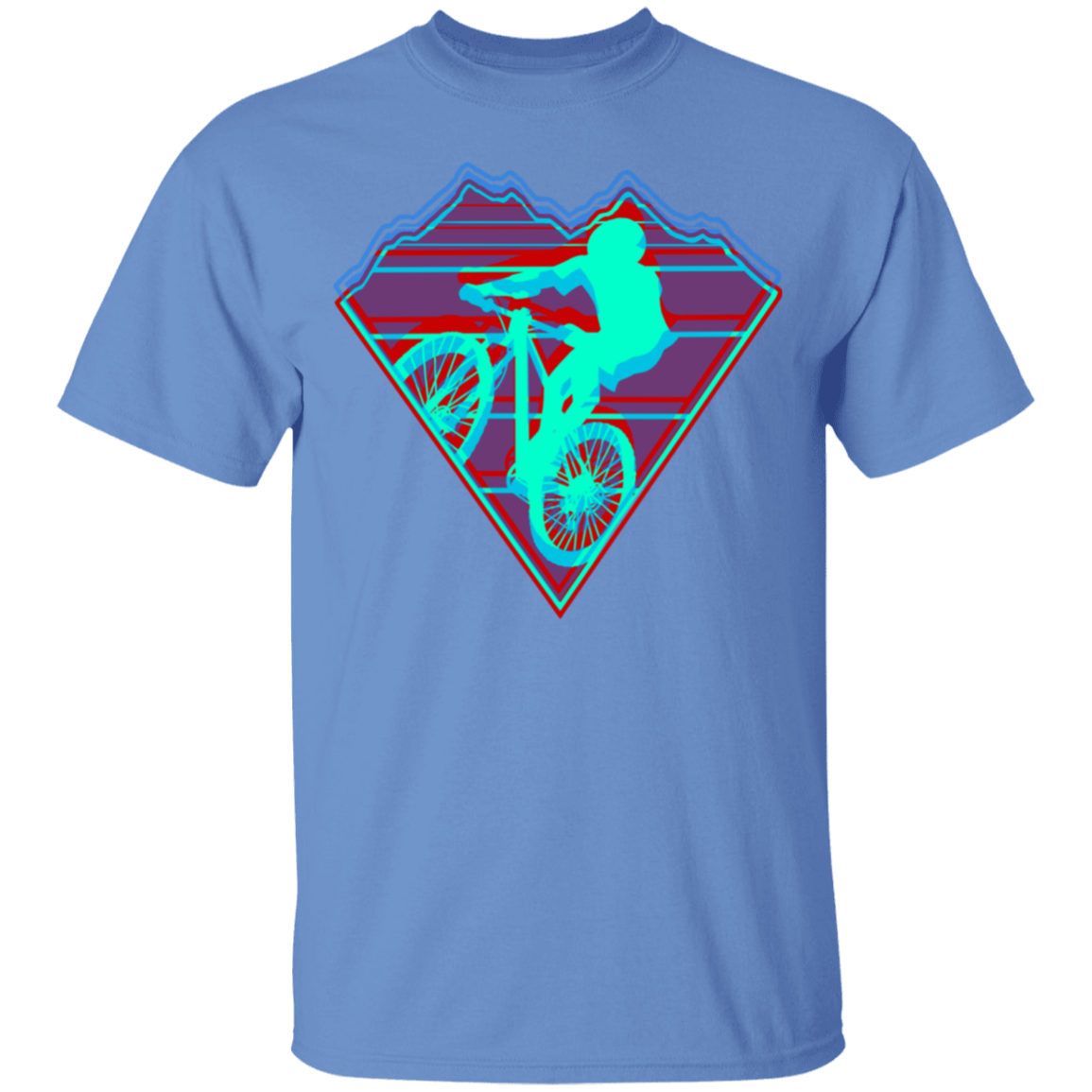 Retro Mountain Biker Youth T-Shirt