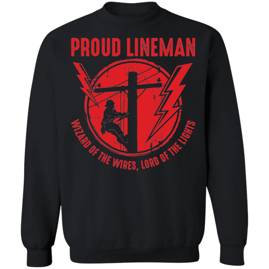 Proud Lineman Crewneck Sweatshirt