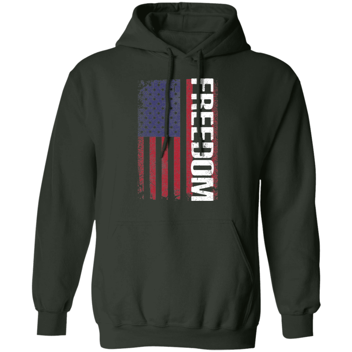 Freedom American Flag USA  Pullover Hoodie