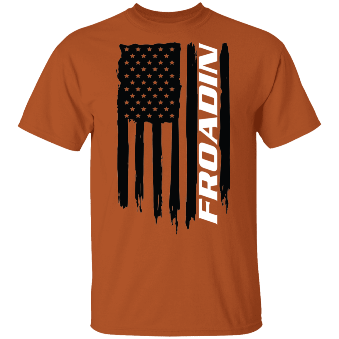 Froadin Off-Road Desert American Flag T-Shirt