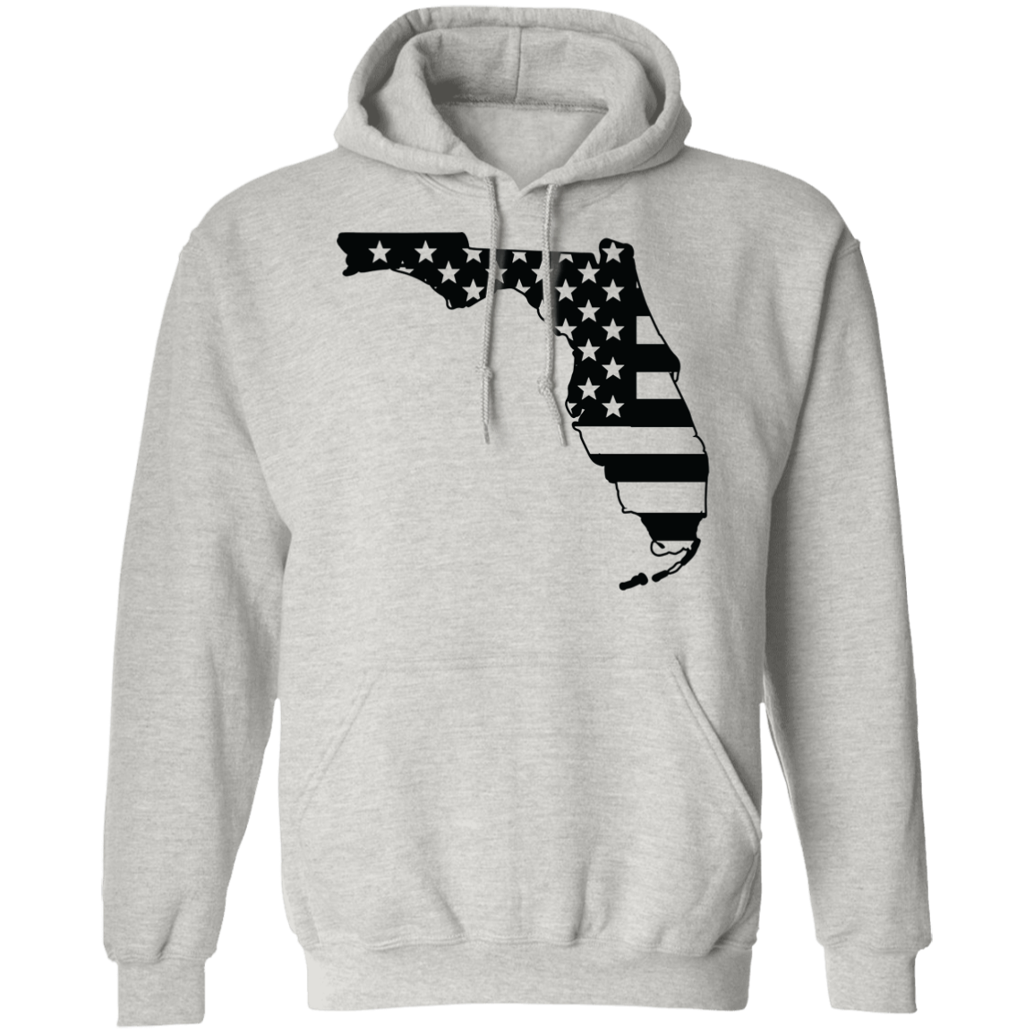 Florida FL State American Flag Pride Pullover Hoodie