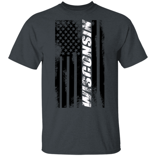 Wisconsin American Flag T-Shirt