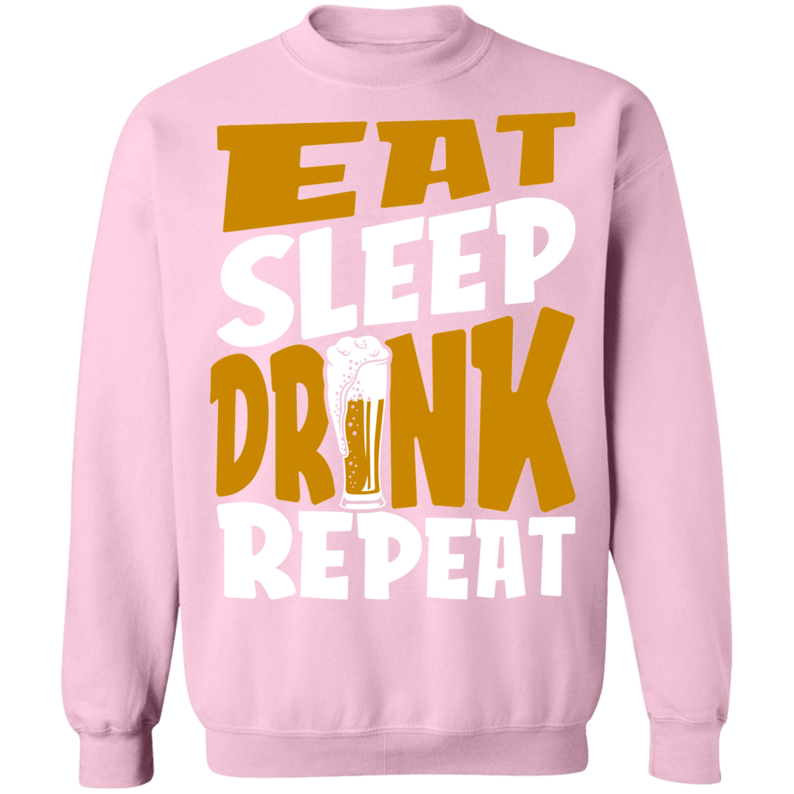 Water & Malt & Hops & Yeast Beer Crewneck Sweatshirt
